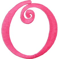 pink-letter-o